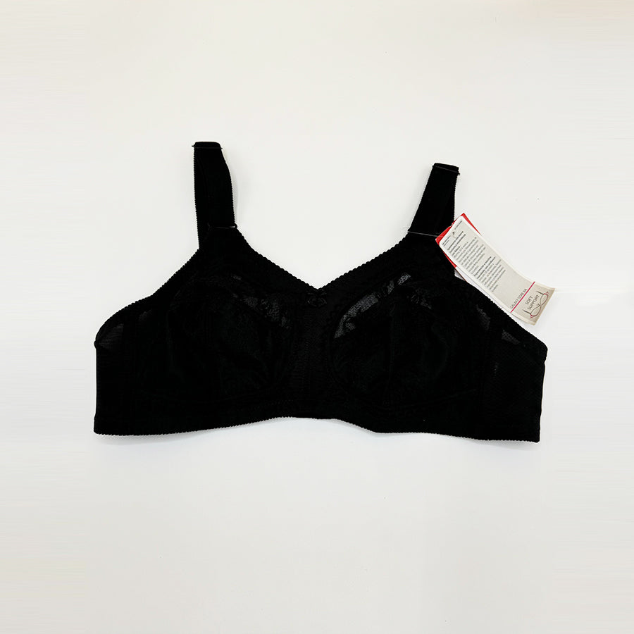 Ladies Soft Cotton Non-Padded Bra in (Black Color)