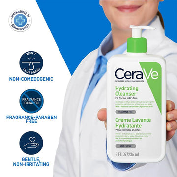 CeraVe Hydrating Cleanser – For Normal to Dry Skin